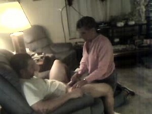 Horny amateur Mature woman rides young cock on the bed
