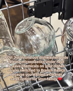 12 reactions | 識 Free from plastic casing, fragrance, and chemical dyes, our Dishwasher Tablets deliver a safe & effective shine—leaving nothing behind but truly clean dishes | Branch Basics | Facebook