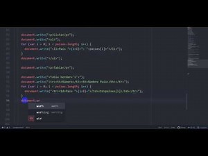 Programación Visual (Javascript) - Ciclos