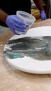 Satisfying Epoxy Resin Wood Table Top #epoxy #resinart #diytable #woodworking #crafttutorial #homedecor #creativeprocess #furnituredesign #kidstable #resinproject | DIY Creators
