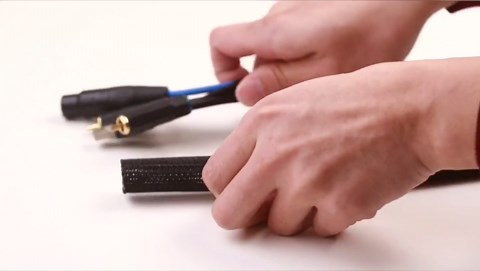 Alex Tech 10ft - 1/2 inch Cord Protector Wire Loom Tubing Cable Sleeve Split Sleeving For USB Cable Power Cord Audio Video Cable – Protect Cat From Chewing - Black