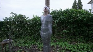 The Spain Files - Pole Mummification for sexy Stardust - Full Clip mp4 HD | Clips4sale
