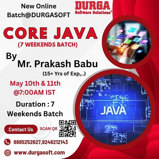 🔥 Kickstart Your Java Journey with Durgasoft!