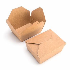[Hot Item] Kraft Paper Box Disposable Customized Take Away Paper Salad Dessert Paper Lunch Box (Customized Acceptable)