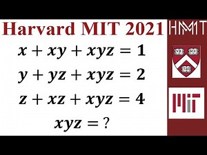 Harvard MIT Math Tournament| HMMT 2021 |Q10General| Olympiad Questions Solutions maths 2022 Problems