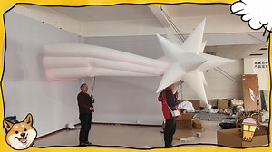 Funny #inflatable walking #star | Yantai Hello Inflatable Co.,Ltd | Facebook