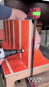 Do you use countersink bits in your projects? Assembling part of the clamp rack is made easy with the help of the Amana Tool 55227 No-Mar carbide tipped countersink with adjustable depth stop and the Rikon 31-122 12v Drill/Impact set, all available from @toolstoday. This countersink bit is a tool I think every woodworker should own as it helps on so many different projects and is one of the most used tools in my shop! - - - - - - - #TeamTOOLSTODAY - - - - - - - #toolstoday #woodshop #workshop #g