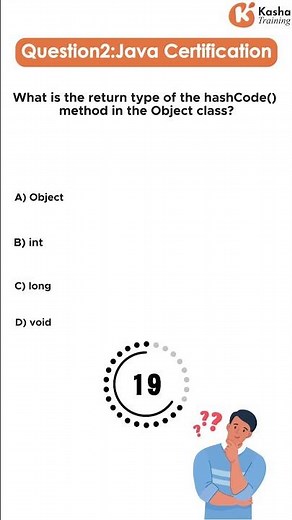 Java "Cert Qs": What is the return type of the hashCode() method in the Object class? 💻