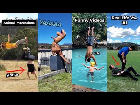 Jiemba Sands Best Funny Shorts Compilation #21 (Animals Impressions, Comedy, Real Vs AI, and MORE)
