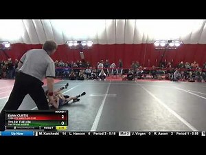 TB 10U 69-71 Tyler Thelen Two Rivers Raiders Vs Evan Curtis Cuba City Wrestling Club