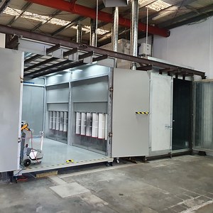 [Hot Item] Walk in Powder Coating Booth Open Face Powder Coating Room for Heavy Workparts