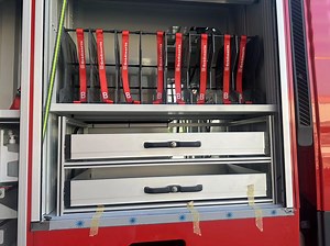 [Hot Item] Fire Truckn Hose Rack Fire Truck Rack Hose