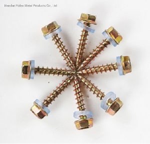 [Hot Item] Hex Head Self Drilling Screw with Rubber Washer Machine Screw
