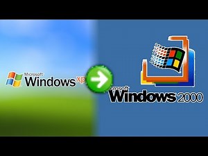 Windows XP transformed into Windows 2000