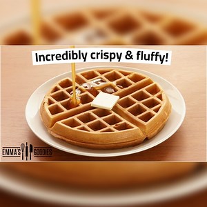 22K views · 703 reactions | You'll make this everyday! Perfect Homemade Waffles Recipe! | Emma's Goodies | Facebook