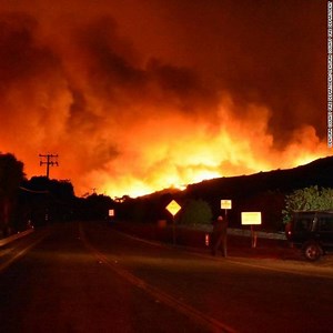 290K views · 8.7K reactions | "It looks just like a movie." Wildfires...