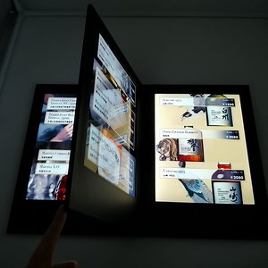 [Hot Item] 4 Pages LED Menu Holder for 5.5X11'' Inserts Restaurants Illuminated LED Menu Cover