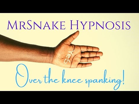 Over the knee spanking