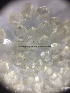 [Hot Item] 3 CT White Hpht Lab Grown Created Raw Material Uncut Rough Diamond