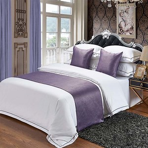 [Hot Item] 5 Star Hotel Luxury Different Colour Hotel Bed Runner