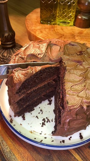 Decadent Chocolate Cake Recipe & Buttercream Frosting