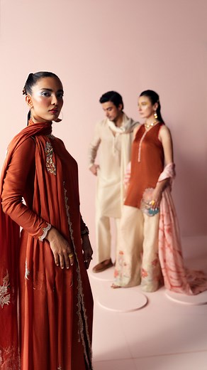 FIRE LILLY | HOW SO WOW - SUMMER EDIT ‘24 Revel in refined style with our "Fire Lily" ensemble in Rust. This V-neck halter shirt features frayed organza edging, contrast piping, and loop button details, perfectly paired with relaxed-fit trousers. The exquisitely patched and machine-embroidered floral motifs on the shirt edges, coupled with the intricate details on the embroidered trousers, make this outfit a standout choice for any occasion. 𝗟𝗮𝘂𝗻𝗰𝗵𝗶𝗻𝗴 𝗧𝗼𝗺𝗼𝗿𝗿𝗼𝘄 | 𝟲 𝗣𝗠 #HauteFo