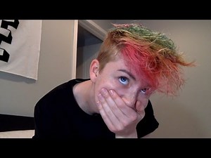 I DYED MY HAIR RAINBOW LIKE A SINNER | MILESCHRONICLES
