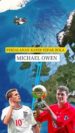 Perjalanan karir sepakbola Michael Owen #footballshorts #football #fyp