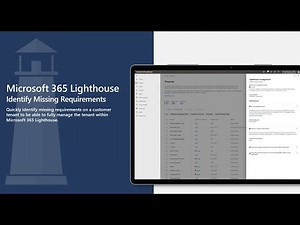 Microsoft 365 Lighthouse - Identify Missing Requirements