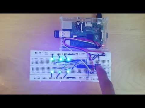 Raspberry Pi: Elektronischer Würfel (MCP23017)