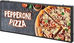 VEVOR Programmable LED Sign, P6 Full Color LED Scrolling Panel, DIY Custom Text Pattern Display Board, WIFI USB Control Message Shop Sign for Store Business Party Bar Advertising, 40"x16"