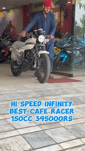 Stock available hi speed infinity SR150 #sr150 #infinity #caferacer #bullet #royalenfield | OW Motors