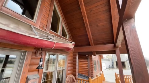 Here It Is! The Coolest Log Home I’ve Ever Seen | Amish Log Cabin Tour