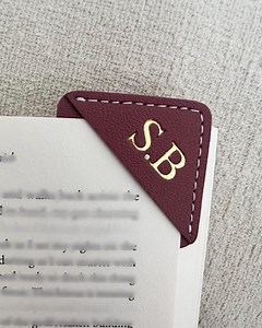 Personalised Embossed Book Mark | Custom Initial Gift | Bookish Gift - Etsy Canada