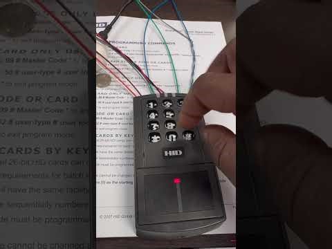 HID ENTRY PROX READER PROGRAMMING