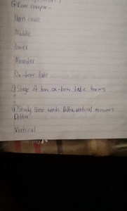 River course:   Upper course   Middle   Lower   Meander   ... | Filo