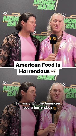 WWE superstars react to British vs American food… #wwe | JOE.co.uk