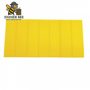 [Hot Item] Foundation Sheet Yellow Bee Hive Foundation Pure Beeswax Sheet