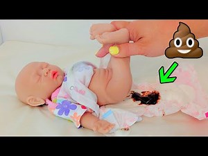 Silicone Baby Girl Exploding Diaper Change Videos
