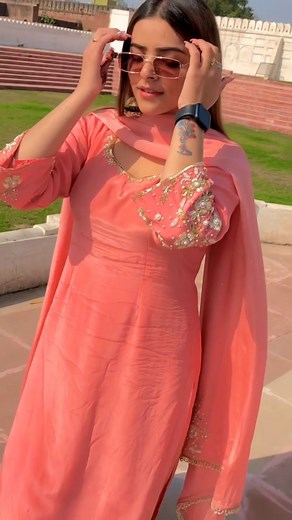 Panjab Street Style | A true Punjaban looks .👌👌❤❤ Can be customized in many colors 💎 Suit Material:Silk Dupatta Material:Organza For ordering contact : India:... | Instagram