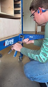 32K views · 272 reactions | @mccollim_wood_embroidery used the Kreg Drawer Slide Jig to quickly install drawers under his router table. This jig holds your drawer slides in position while you drill mounting holes in the cabinet and also supports your drawer boxes while mounting the slides to the drawer. Pick these up for your next project at retailers or kregtool.com. | Kreg Tool | Facebook