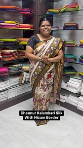 3.6K views · 53 reactions | Chennur Silk | Kalamkari design | Nizam...