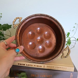 Vintage Copper Escargot Pan: French Country Appetizer Serving Dish - Etsy