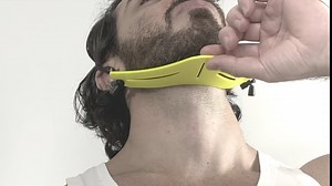 Beard Shaper, Shaping Tool for Under Neck Line Trimming Template/Stencil. Perfect Liner for Self Haircut & Beard Cut. Beard Cutting Guide. Beard Shaping Tool.