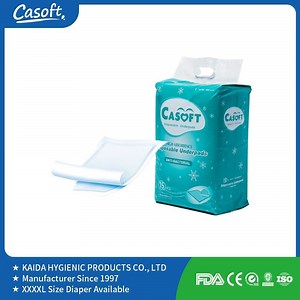 [Hot Item] Free Sample Nursing Sanitary Underpads Adult Personal Care Bed Pads Thin Absorbent Pads Urinary Incontinence Care Disposable Blue Nursing Pad Mats