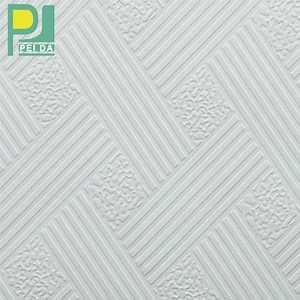 [Hot Item] 600X600mm PVC Laminated Gypsum Board Ceiling Tiles Cheap Price
