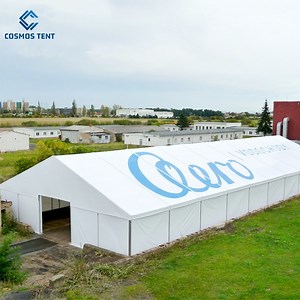 [Hot Item] Outdoor Temporary Industrial Structure Large Prefab Warehouse Prefabricated Storage Tents for Industrial Storage
