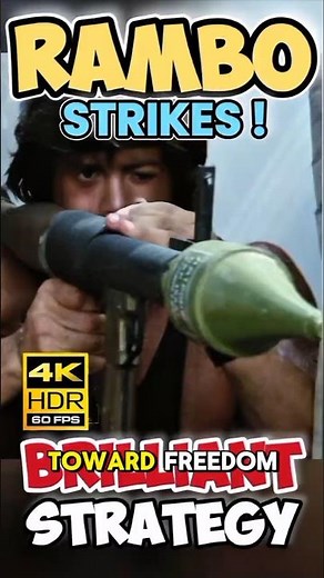 Rambo’s Epic Helicopter Escape – POW Rescue Chase | Rambo II Short.