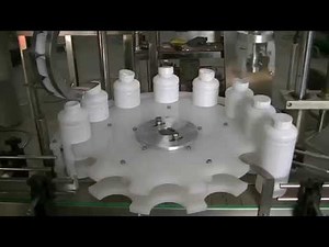 Rotary-type automatic cap tightening machine for bottle capping machinery with feeding system