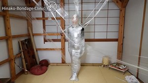 Overkill Mummification with Plastic Wrap and Electrical Tape; Breath play and Hitachi Abandonment Part 4 | Clips4sale